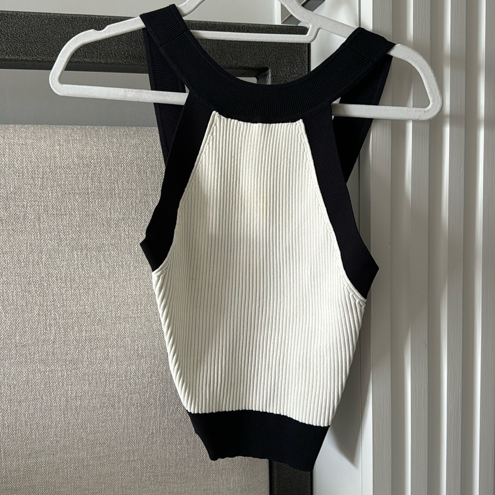 3.1 Phillip Lim black/white tank top - xs